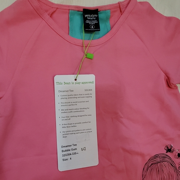 Peekaboo Beans 4 Dreamer Tee shirt - Picture 3 of 3